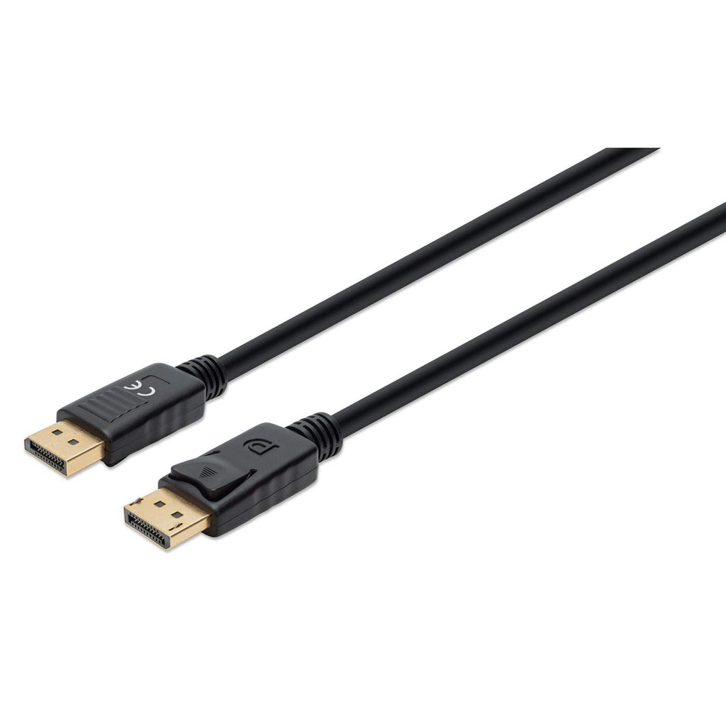 Image of Manhattan DisplayPort 1.4 Cable, 8K@60hz, 1m, PVC Cable, Male to...