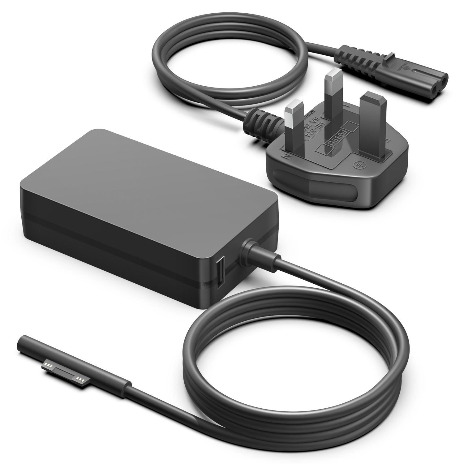 Origin 65W Pro 5 6 7 8 Book Surface Charger 15V4A With 5V1A USB thumbnail