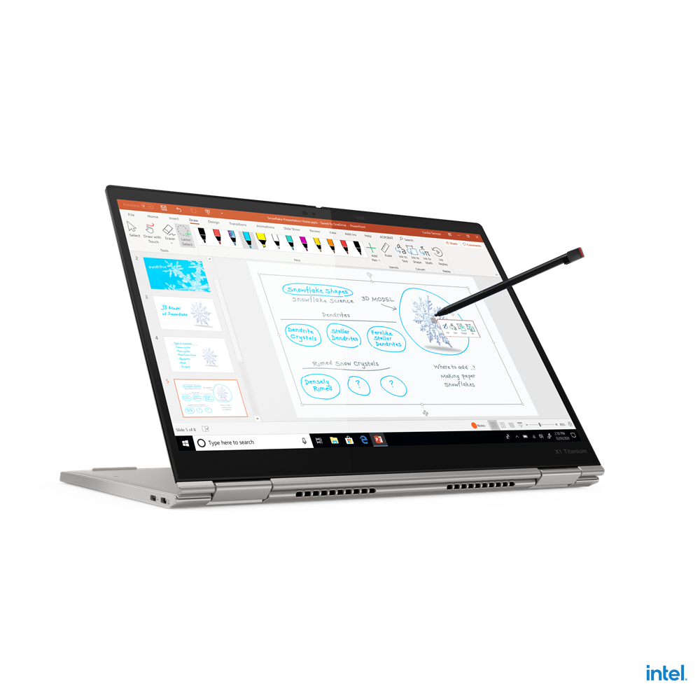 Lenovo ThinkPad X1 Titanium Yoga i5-1130G7 Hybrid (2-in-1) 34.3 cm (13.5") Touchscreen Quad HD Intel® Core™ i5 16 GB LPDDR4x-SDRAM 512 GB SSD Wi-Fi 6 (802.11ax) Windows 10 Pro