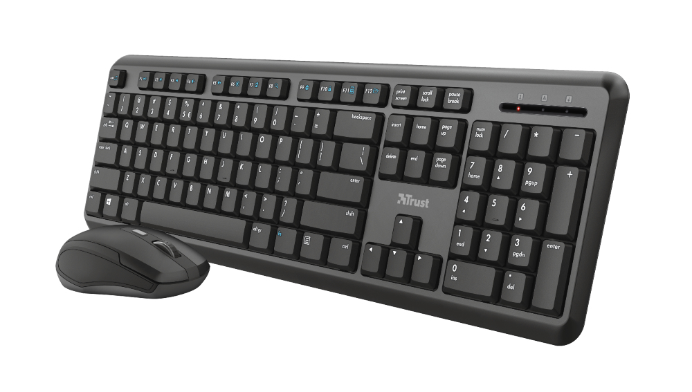 Image of Trust ODY keyboard Mouse included RF Wireless QZERTY English Black