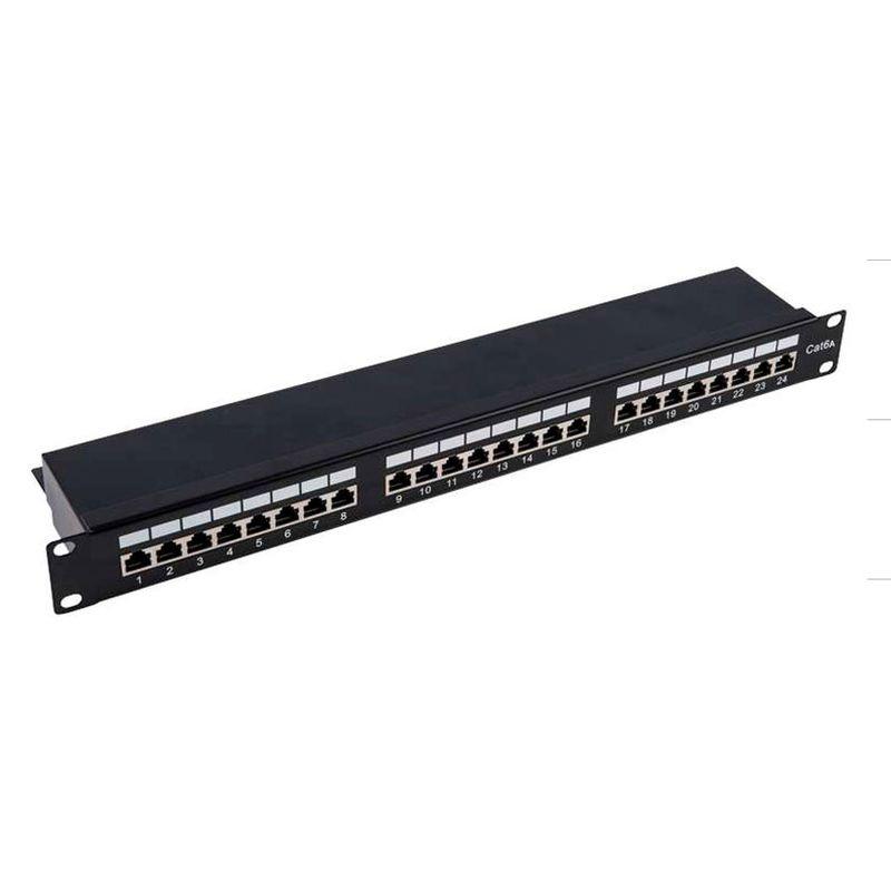 Image of FDL 24 PORT CAT.6A SHIELDED PATCH PANEL - 1U