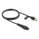 DeLOCK 90985 electriciteitssnoer Zwart 1,2 m USB A 2-pin