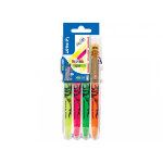 Pilot FriXion Light marker 4 pc(s) Chisel tip Green, Orange, Pink, Yellow