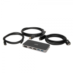 C2G C2G54477 laptop dock/port replicator Wired USB 3.2 Gen 1 (3.1 Gen 1) Type-C Black