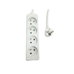Microconnect MC-PS040150FRW power extension 1.5 m 4 AC outlet(s) White