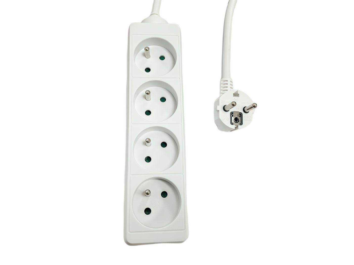 Microconnect White Mc-Ps040150frw Power Extension 1.5 M 4 Ac Outlet(S)