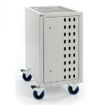 Loxit 6920 portable device management cart/cabinet White