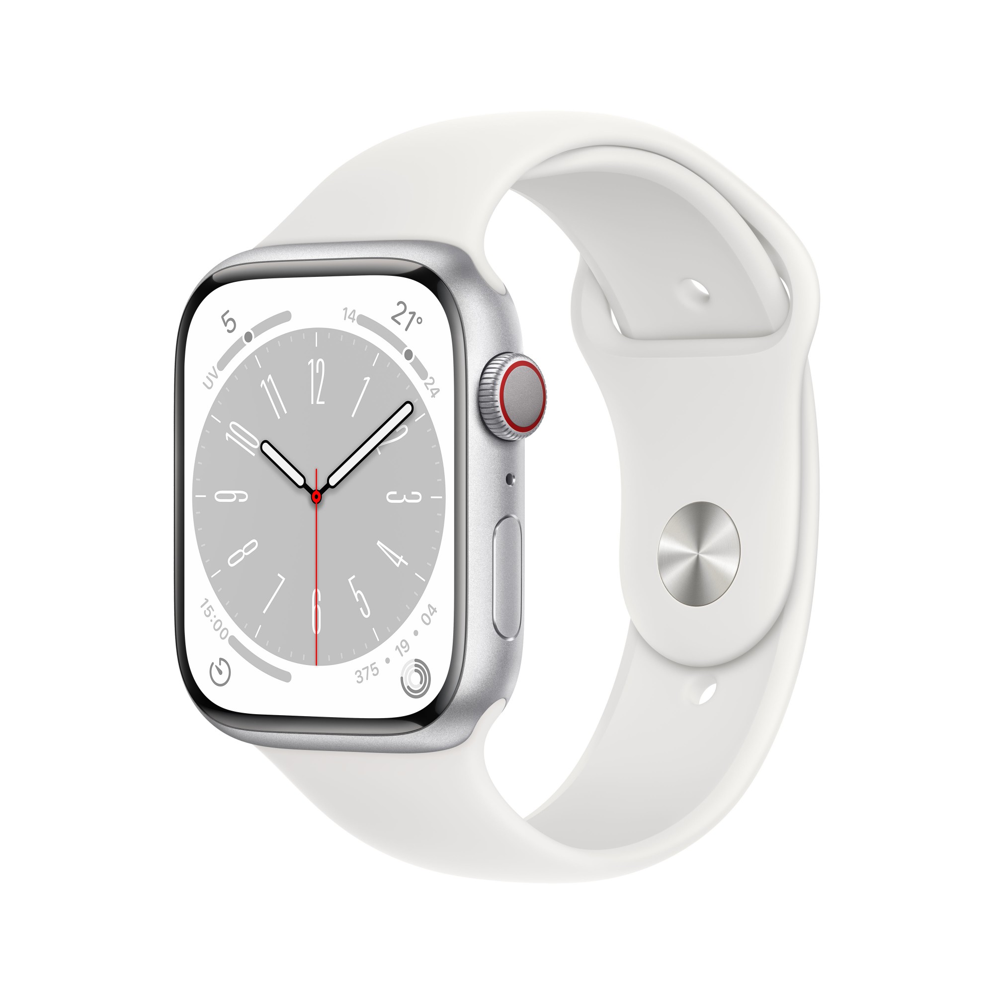 Apple Watch Series 8 OLED 45 mm 4G Silver GPS