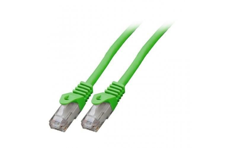 Mercodan Patchkabel KAT6 UTP. Grøn. 1.5m. Halogenfri. 2x4xAWG24 LSZH.