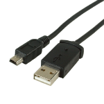 Videk USB 2.0 High Speed A to Mini B Cable 4Mtr -