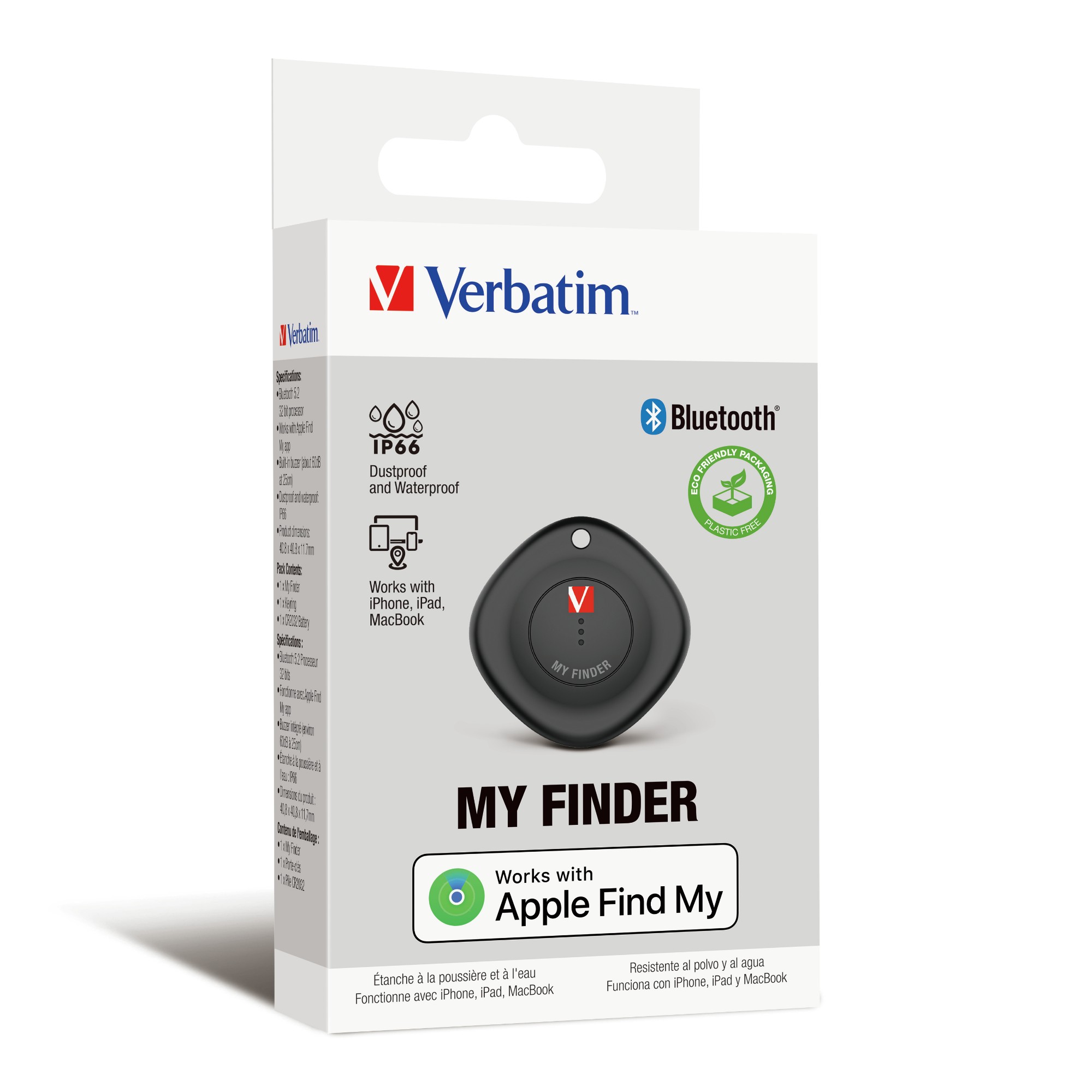 Image of Verbatim MYF-01 Bluetooth Item Finder 1 pack Black