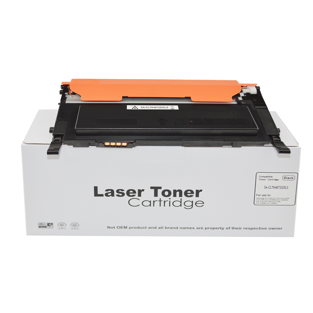 Image of CTS Wholesale Remanufactured Samsung CLP320 Black Toner CLT-K4072S HP