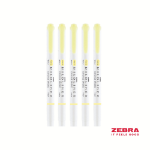 Zebra MILDLINER Double Ended Fluorescent Yellow Box Highlighter 10