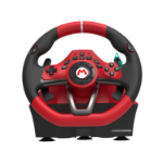 Hori Mario Kart Racing Wheel Pro Deluxe Black, Red USB Steering wheel + Pedals Analogue Nintendo Switch