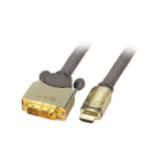 Lindy 0.5m, DVI/HDMI DVI-D Grey