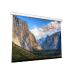 Screen International Major Pro C 500cm x 313cm, 16/10 Format Non Tensioned Electric Screen, Matt White Surface ( will have a seam) Supplied With No Black Borders - White case with CEILING mounting brackets - 220v motor