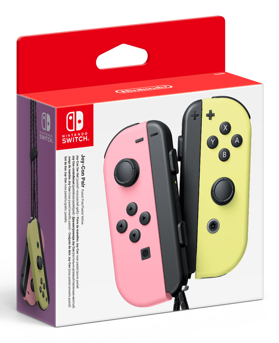 Nintendo 10011583 Gaming Controller Pink. Yellow Bluetooth Gamepad Ana