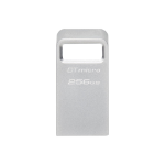 Kingston Technology DataTraveler Micro USB flash drive 256 GB USB Type-A 3.2 Gen 1 (3.1 Gen 1) Silver