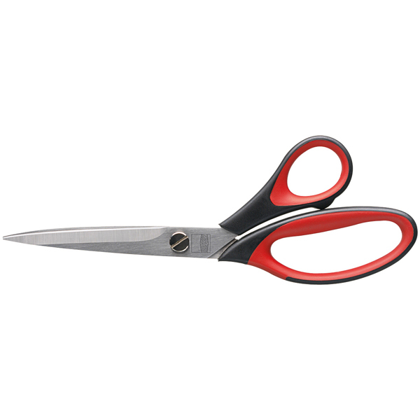 Image of BESSEY D820-250 stationery/craft scissors Straight cut Black, Red