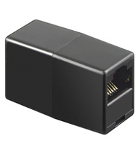 Image of Wentronic RJ-45 Adapter - RJ-45 - RJ-45 - Black