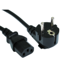 Cables Direct Euro - IEC (C13) 3m Black C13 coupler