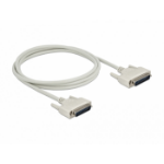 DeLOCK Serial Cable D-Sub 25 male to male 2 m