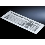 Rittal SM 6446.030 toetsenbord USB Duits Wit