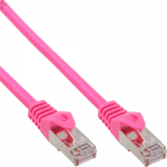 InLine Patch Cable SF/UTP Cat.5e Pink 15m