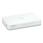 D-Link GO-SW-8G/E netwerk-switch Unmanaged Gigabit Ethernet (10/100/1000) Wit