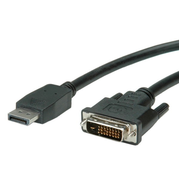 Photos - Cable (video, audio, USB) VALUE DisplayPort Cable, DP-DVI , M/M 2 m 11.99.5610(24+1)