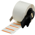 Brady M61-17-494-OR printer label Orange, White Self-adhesive printer label