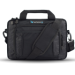 TechProducts360 Chrome 14" Messenger case Black