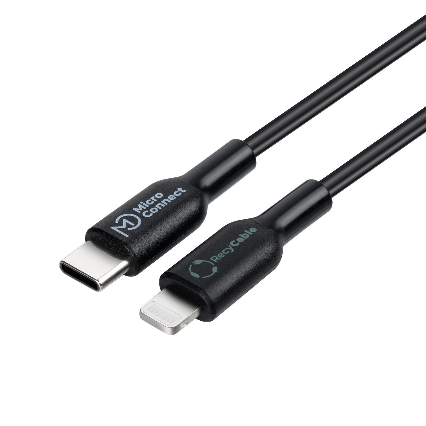 Microconnect ECO-USB3.1CL1 lightning cable 1 m Black