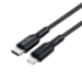 Microconnect ECO-USB3.1CL1 lightning cable 1 m Black