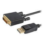 Astrotek AT-DPDVI-2 video cable adapter 2 m DisplayPort DVI-D Black