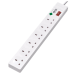 Tripp Lite TLP6B18 limitador de tensión Blanco 6 salidas AC 220 - 250 V 1,8 m