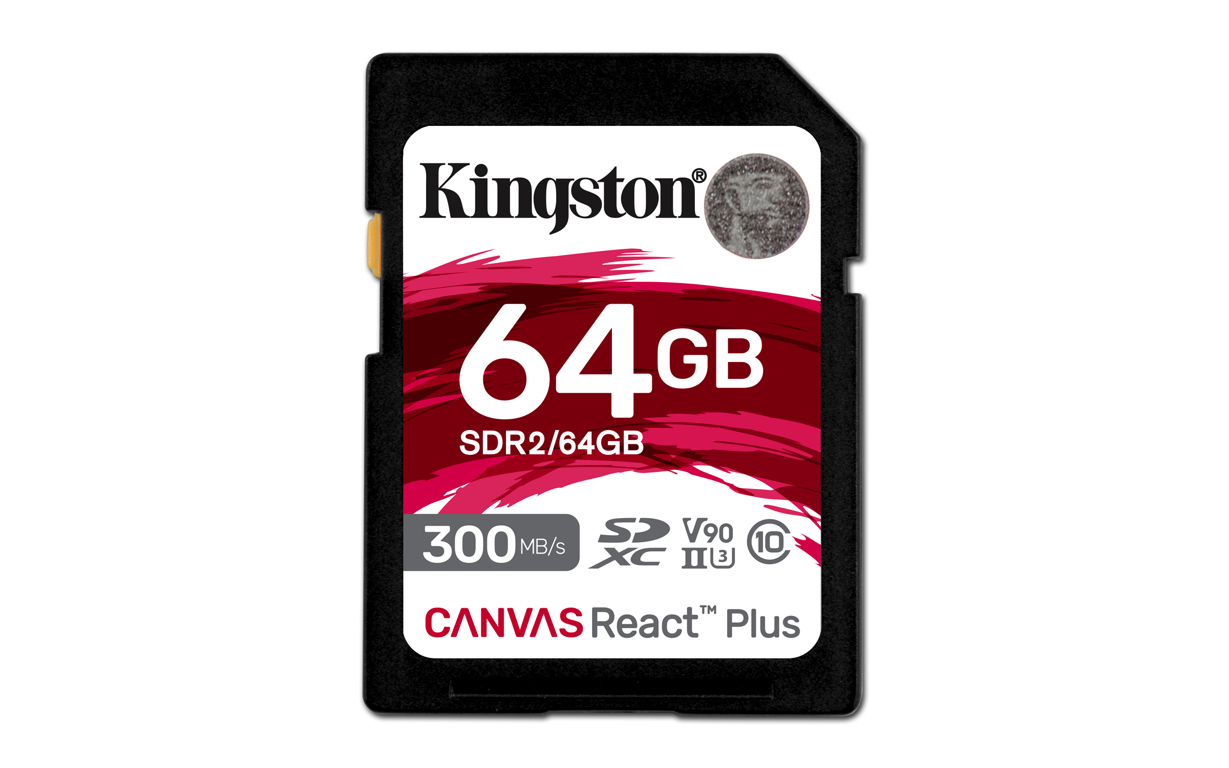 Kingston Technology 64GB Canvas React Plus SDXC UHS-II 300R/260W...