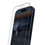 PanzerGlass ® Stealth Screen Protector w. Black Frame iPhone 17 Pro | Ultra-Wide Fit w. FASTFIT IN-A-BOX