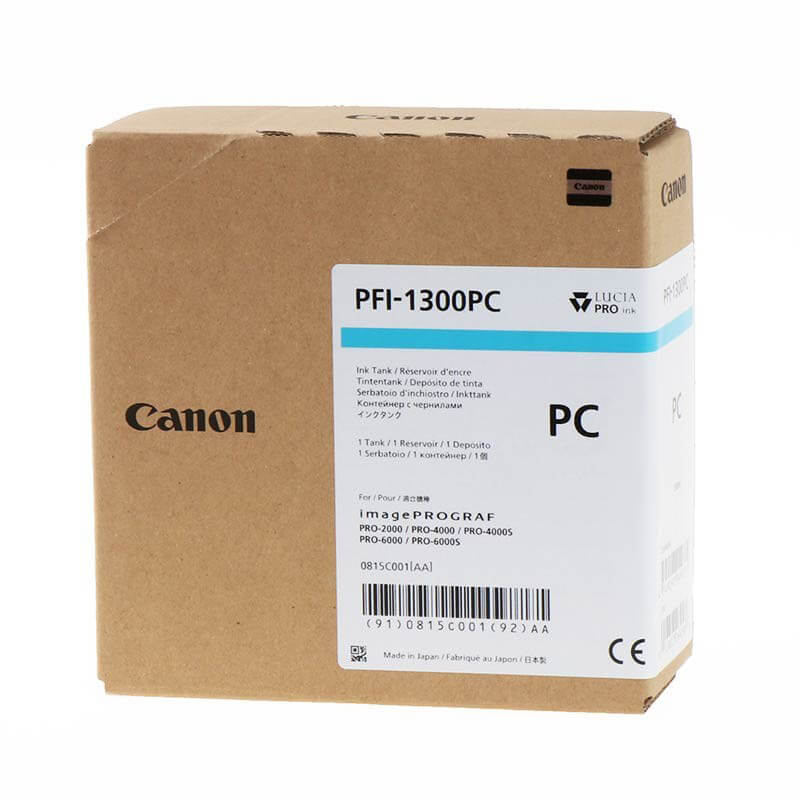 Canon PFI-1300PC bläckpatroner Original Fotocyan