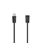 Hama 00200619 USB cable USB 2.0 1.5 m USB A Black