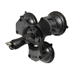 RAM Mounts Twist-Lock Triple Suction Mount with 1/4"-20 Stud