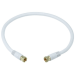 Monoprice 5360 coaxial cable 17.7" (0.45 m) F White