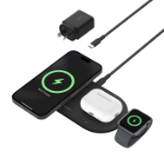 Belkin BoostCharge Pro Headphones, Smartphone, Smartwatch Black AC Wireless charging Fast charging Indoor