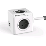 Allocacoc PowerCube Extended USB E(FR), 3m power extension 4 AC outlet(s)