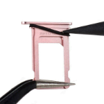 CoreParts MOBX-IP7G-HS-SIM-GASKET mobiele telefoon onderdeel Simkaarthouder Roze