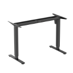 LogiLink Sit-stand desk frame, single motor, black