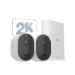 Arlo Pro 5 2K Wire-Free Outdoor Security Camera, 2-pack white