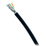 C2G 1000ft (304.8m) TAA-Compliant Cat6a Bulk Unshielded (UTP) Ethernet Network Cable with Solid Conductors-Riser CMR-Rated - Black
