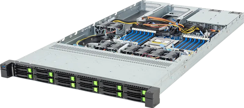 EU Product - R163-ZG2-AAJ2 AMD 9005/9004 12x2.5" 2x2000W ohne OS