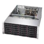 Supermicro SSG-640P-E1CR24H server barebone Intel C621A LGA 4189 Rack (4U) Black, Silver